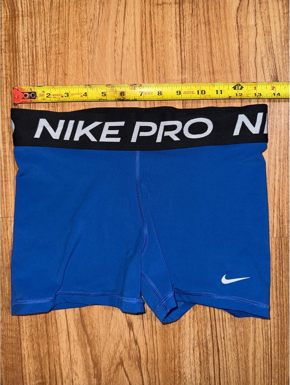 Nike Pro Blue Dri-FIT Compression Shorts Medium